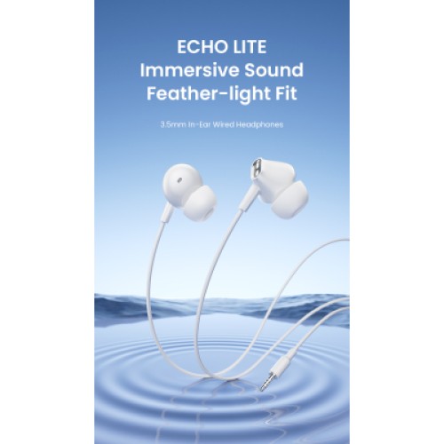 Наушники Vention Echo Lite 3.5mm In-Ear Wired White (GBAWAV)