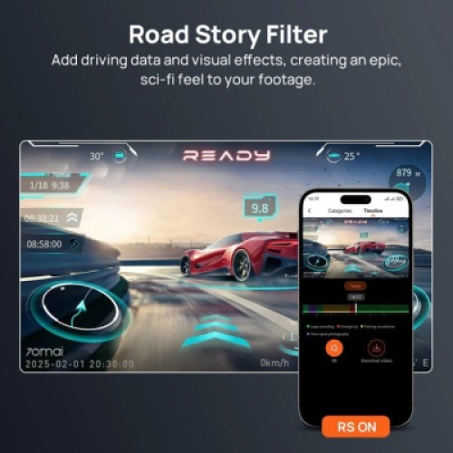 Видеорегистратор Xiaomi 70mai Dash Cam 4K A800SE (1182549) Видеорегистратор Xiaomi 70mai Dash Cam 4K A800SE (1182549)