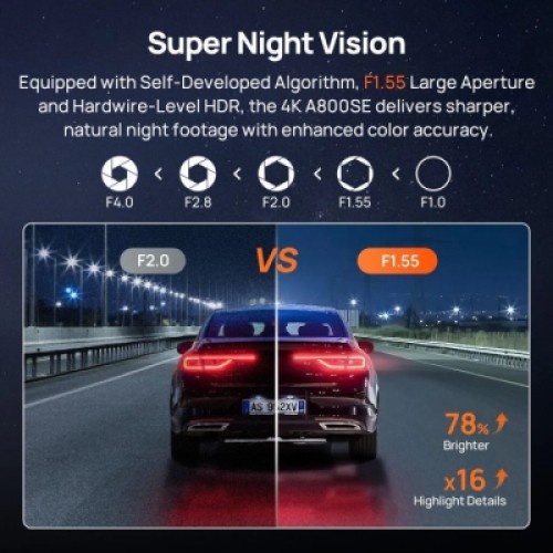 Видеорегистратор Xiaomi 70mai Dash Cam 4K A800SE-2 Set (1182550) Видеорегистратор Xiaomi 70mai Dash Cam 4K A800SE-2 Set (1182550)