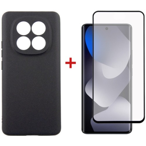 Чехол для мобильного телефона Dengos Carbon + glass Xiaomi Redmi Note 15 Black (DG-KM-185)