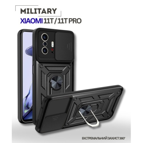Чехол для мобильного телефона BeCover Military Xiaomi 11T / 11T Pro Black (714749) Чехол для мобильного телефона BeCover Military Xiaomi 11T / 11T Pro Black (714749)