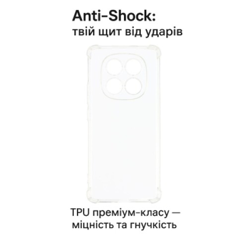 Чехол для мобильного телефона BeCover Anti-Shock Xiaomi Redmi Note 15 5G Clear (715070)