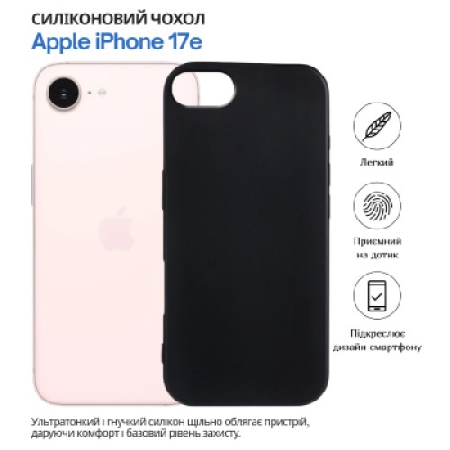 Чехол для мобильного телефона BeCover Apple iPhone 17e Black (715146)