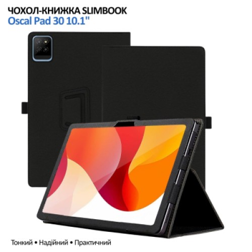 Чехол для планшета BeCover Slimbook Oscal Pad 30 10.1" Black (715126)