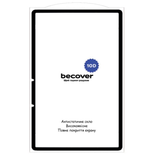 Стекло защитное BeCover 10D OPPO Pad SE / OnePlus Pad lite 11.0" 2025 Black (714644)