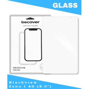 Стекло защитное BeCover Blackview Zeno 1 4G 8.0" (714899)