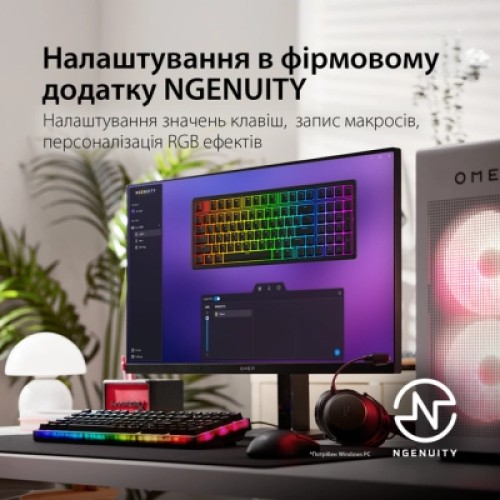 Клавиатура HyperX Origins 2 1800 HX Red USB UA Black (B4QS4AA)