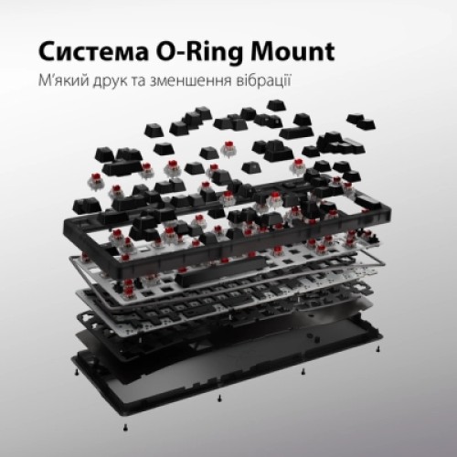 Клавиатура HyperX Origins 2 1800 HX Red USB UA Black (B4QS4AA)