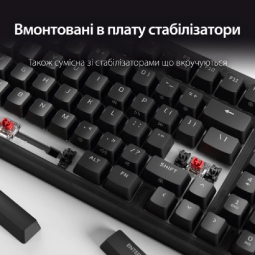 Клавиатура HyperX Origins 2 1800 HX Red USB UA Black (B4QS4AA)