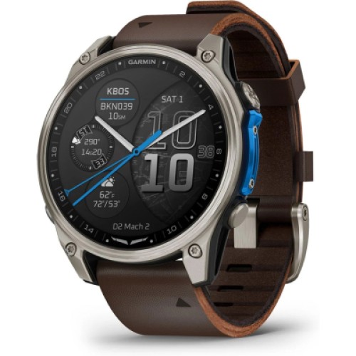 Смарт-часы Garmin D2 Mach 2, 47mm, Saph, Bare Ti/Blk w/LthrBd, GPS (010-02904-31) Смарт-часы Garmin D2 Mach 2, 47mm, Saph, Bare Ti/Blk w/LthrBd, GPS (010-02904-31)