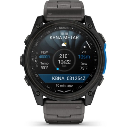 Смарт-часы Garmin D2 Mach 2, 51mm, Saph, CrbnGry Ti/Blk w/TiBd,GPS (010-02905-31)