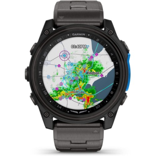Смарт-часы Garmin D2 Mach 2, 51mm, Saph, CrbnGry Ti/Blk w/TiBd,GPS (010-02905-31)
