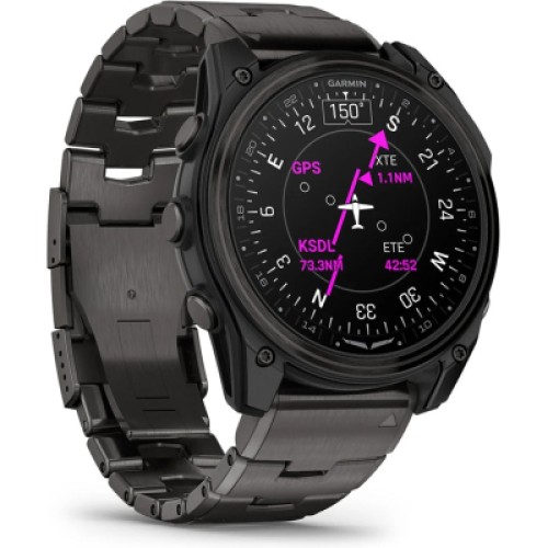 Смарт-часы Garmin D2 Mach 2, 51mm, Saph, CrbnGry Ti/Blk w/TiBd,GPS (010-02905-31)