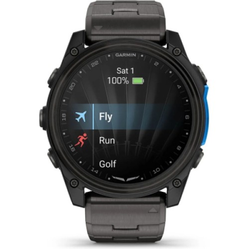 Смарт-часы Garmin D2 Mach 2, 51mm, Saph, CrbnGry Ti/Blk w/TiBd,GPS (010-02905-31)