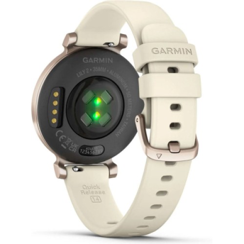 Смарт-часы Garmin Lily 2, EURC, Cream Gold/Coconut, Silicone (010-02839-70)