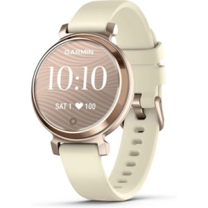 Смарт-годинник Garmin Lily 2, EURC, Cream Gold/Coconut, Silicone (010-02839-70)