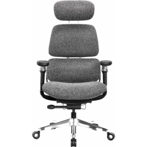 Кресло игровое GT Racer X-819 Gray (X-819 Fabric Wood Gray)