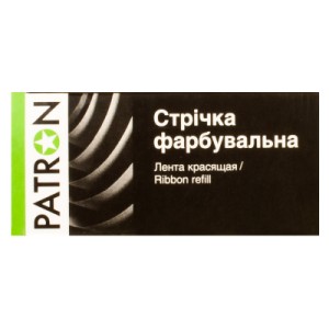 Лента к принтерам 12,7мм x 5м, правий мебіус HD Patron (PN-12.7-5RTB)