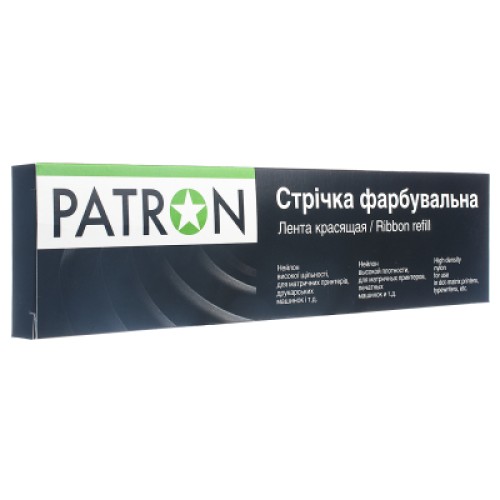 Лента к принтерам 12,7мм x 60м, лівий мебіус HD Patron (PN-12.7-60LTB)