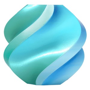 Пластик для 3D-принтера Bambu Lab PLA Silk Dual Color 1кг, 1.75мм Blue Hawaii ''Blue-Green'' SPL (921134893983)