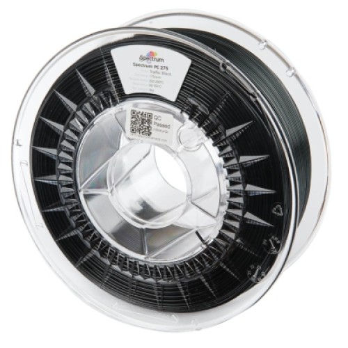 Пластик для 3D-принтера Spectrum PC 275 1.75mm TRAFFIC BLACK 0.25kg (80992) Пластик для 3D-принтера Spectrum PC 275 1.75mm TRAFFIC BLACK 0.25kg (80992)