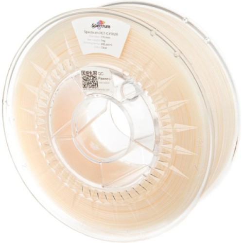 Пластик для 3D-принтера Spectrum PET-G FX120 1.75mm 1kg NATURAL (80415) Пластик для 3D-принтера Spectrum PET-G FX120 1.75mm 1kg NATURAL (80415)