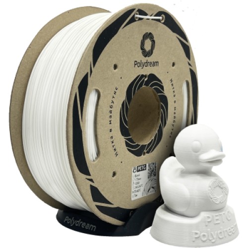 Пластик для 3D-принтера Polydream PETG 1,75mm 1,2кг White (PETG9003/12)
