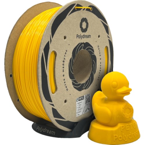 Пластик для 3D-принтера Polydream PETG 1,75mm 1,2кг Yellow (PETG1021/12)