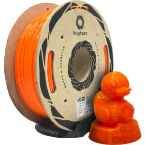 Пластик для 3D-принтера Polydream PETG 1,75mm 1,2кг Tansparent orange (PETG2009/12)