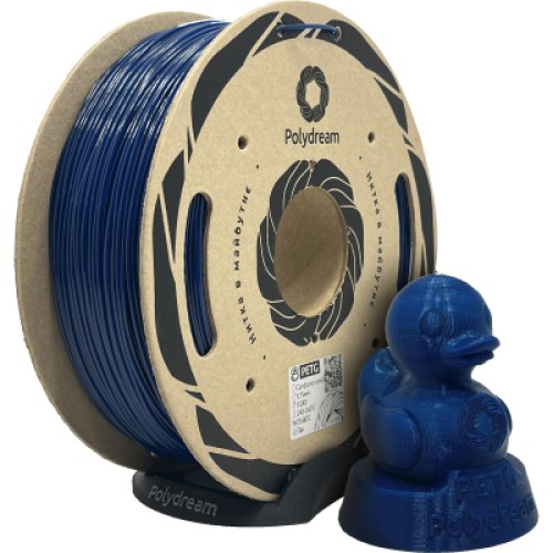 Пластик для 3D-принтера Polydream PETG 1,75mm 1,2кг Tansparent blue sapphire (PETG5003/12)