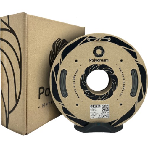 Пластик для 3D-принтера Polydream PETG 1,75mm 1,2кг Gray (PETG7046/12)
