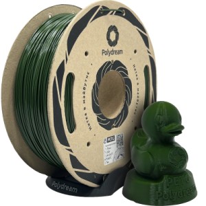 Пластик для 3D-принтера Polydream PETG 1,75mm 1,2кг Khaki green chrome (PETG6020/12)