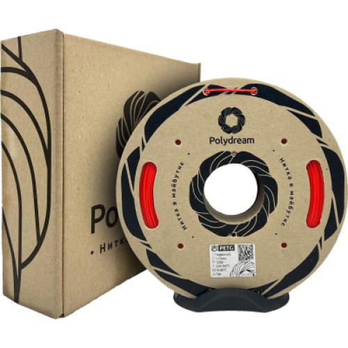 Пластик для 3D-принтера Polydream PETG 1,75mm 1,2кг Red (PETG2002/12) Пластик для 3D-принтера Polydream PETG 1,75mm 1,2кг Red (PETG2002/12)