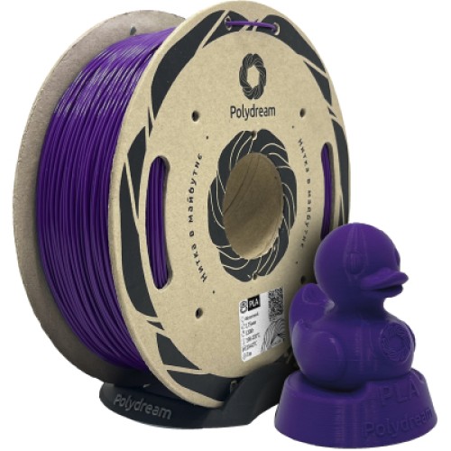 Пластик для 3D-принтера Polydream PLA 1,75mm 1,2кг Purple (2100000014255)