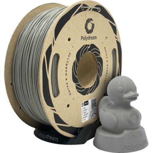 Пластик для 3D-принтера Polydream PLA 1,75mm 1,2кг Gray (PLA7046/12)