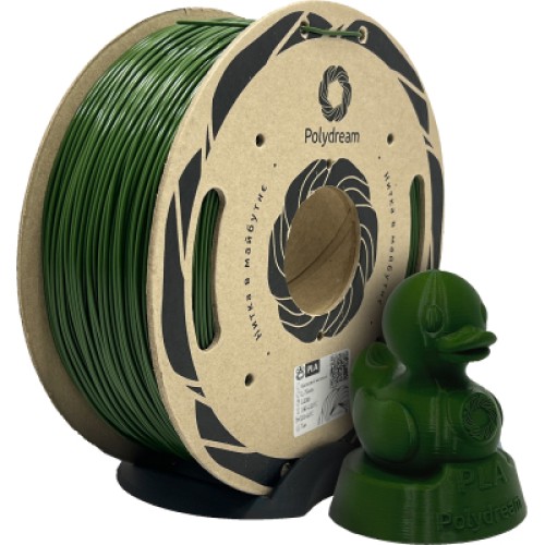 Пластик для 3D-принтера Polydream PLA 1,75mm 1,2кг Khaki green chrome (PLA6020/12)