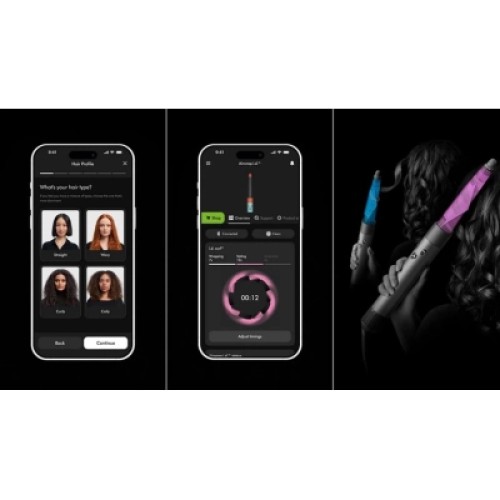 Стайлер Dyson HS08 Airwrap ID Straight/Wavy Red Velvet/Gold (596926-01)