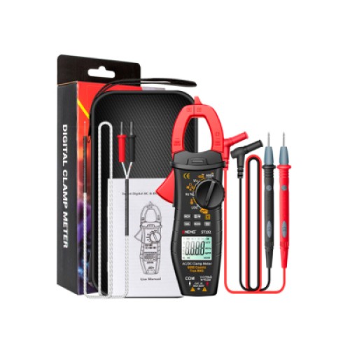 Токовые клещи ANENG ST192 V (AC/DC), A (AC/DC), Ω, C, Hz, °C/°F (NCV, True RMS). Data Hold, прозвонка, тест диодов (ST192)