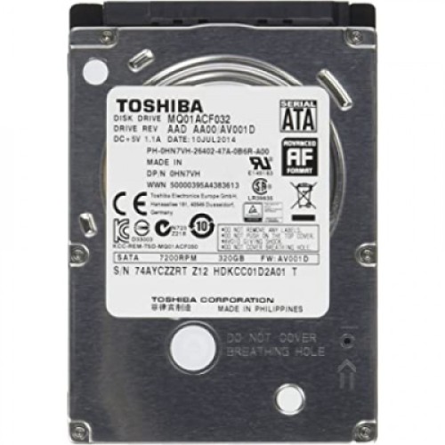Жесткий диск для ноутбука 2.5" 320GB Toshiba (MQ01ACF032) Жесткий диск для ноутбука 2.5" 320GB Toshiba (MQ01ACF032)