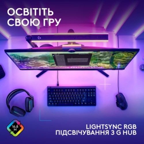 Клавиатура Logitech G515 TKL Cored GL Tactile RGB USB UA Black (920-014133)