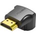 Переходник HDMI F to HDMI M 270° 4K 60Hz PVC Vention (AINB0)