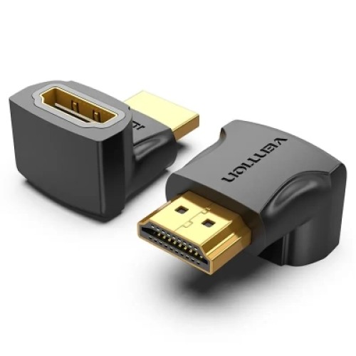 Переходник HDMI F to HDMI M 270° 4K 60Hz PVC Vention (AINB0)