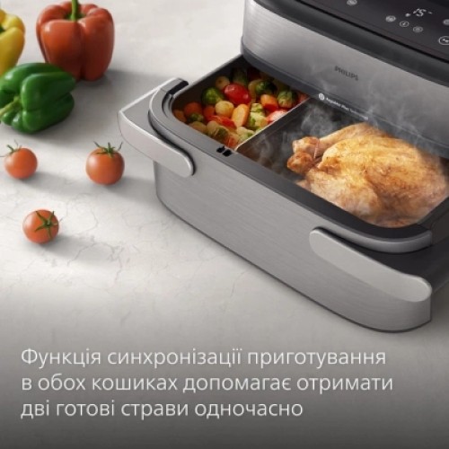 Мультипечь Philips Ovi Dual SteamFry (NA565/02)