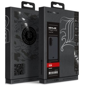 Чехол для мобильного телефона Armorstandart BlackIcon Aramid Twill MagCase Samsung S26 Black (ARM90145)
