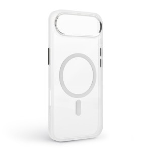 Чехол для мобильного телефона Armorstandart Unit MagCase Apple iPhone 17 Air Clear Silver + Pink Button Set (ARM90584)