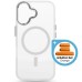 Чехол для мобильного телефона Armorstandart Unit MagCase Apple iPhone 17 Clear Silver + Orange Button Set (ARM90581)