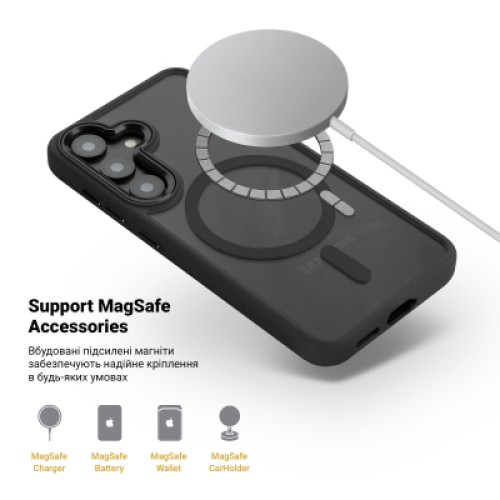 Чехол для мобильного телефона Armorstandart Unit MagCase Samsung S26 5G Black (ARM88800)