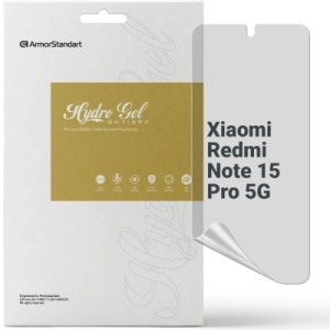 Пленка защитная Armorstandart hydrogel Anti-spy Xiaomi Redmi Note 15 Pro 5G (ARM89650)