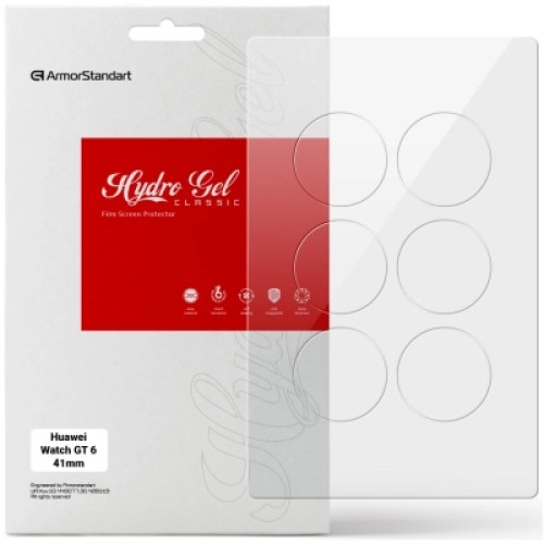 Пленка защитная Armorstandart hydrogel Huawei Watch GT 6 41mm 6 pcs (ARM90852)