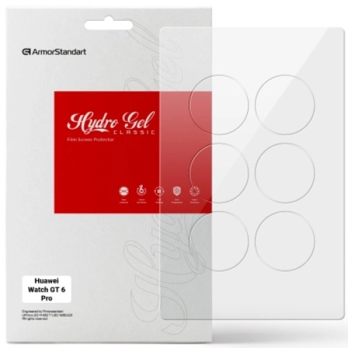 Пленка защитная Armorstandart hydrogel Huawei Watch GT 6 Pro 6 pcs (ARM90853)